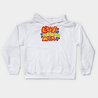 Love is in the Air Kids Hoodie